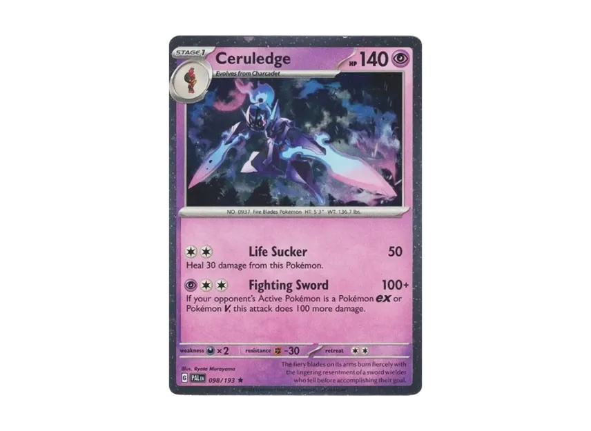 Ceruledge R : Holo [PAL 098/193] [EN] (Promotional Card)