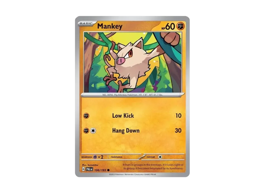 Mankey C : Holo [PAL 106/193] [EN] (Promotional Card)