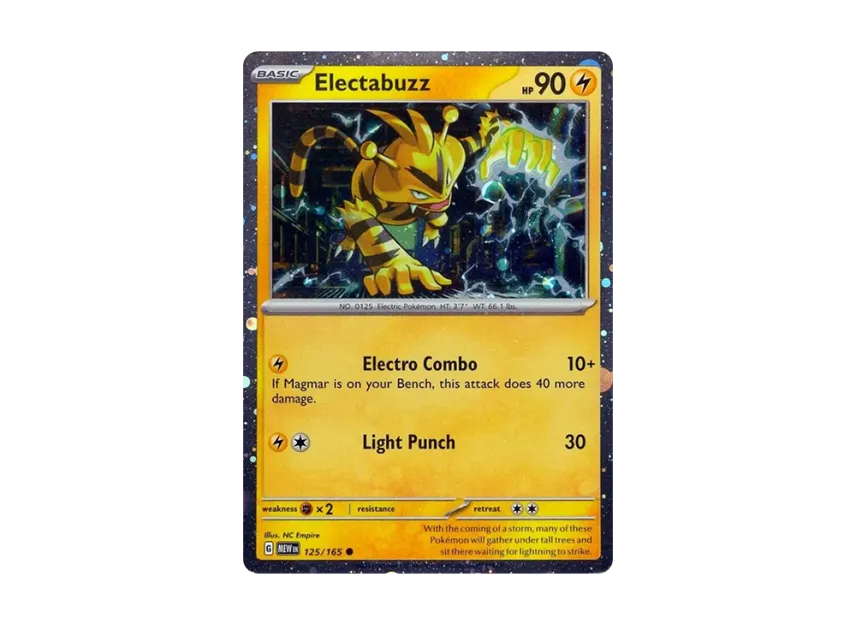 Electabuzz C : Holo [MEW 125/165] [EN] (Promotional Card)