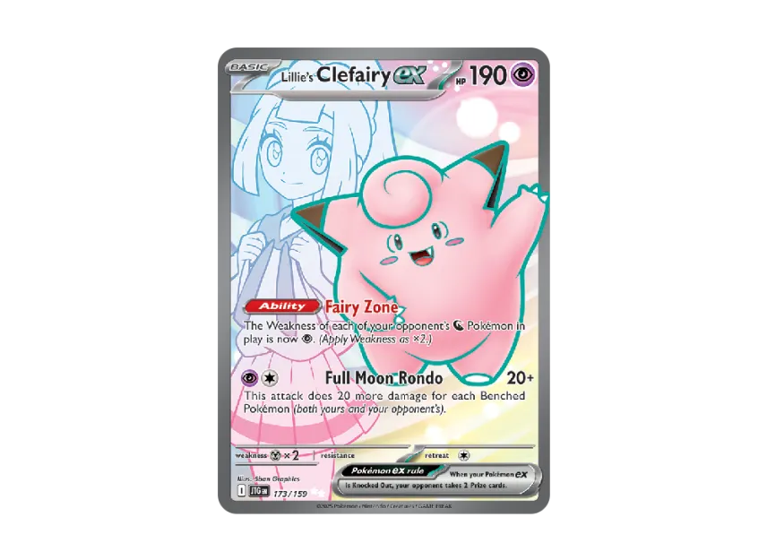 Lillie's Clefairy ex UR [JTG 173/159] [EN] (Scarlet & Violet "Journey Together")