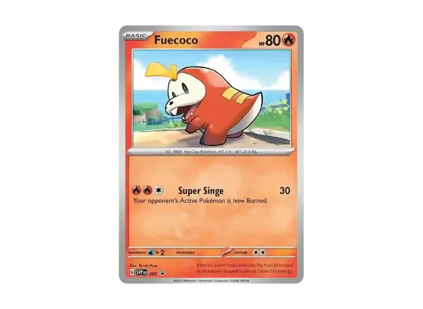 Fuecoco P [SVP 002] [EN] (Scarlet & Violet "Promotional Card")