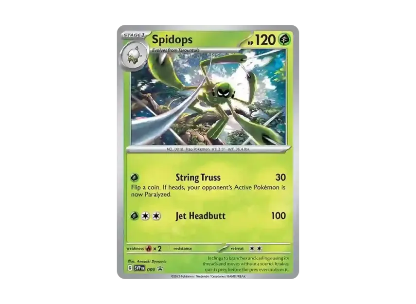 Spidops P [SVP 009] [EN] (Scarlet & Violet "Promotional Card")