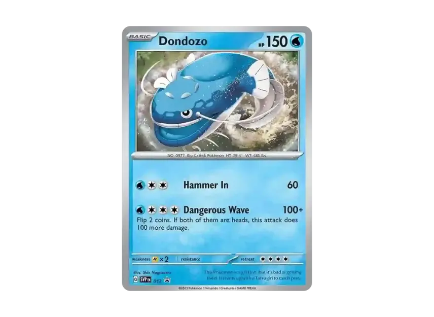 Dondozo P [SVP 012] [EN] (Scarlet & Violet "Promotional Card")