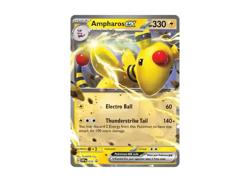 Ampharos ex P [SVP 016] [EN] (Scarlet & Violet "Promotional Card")