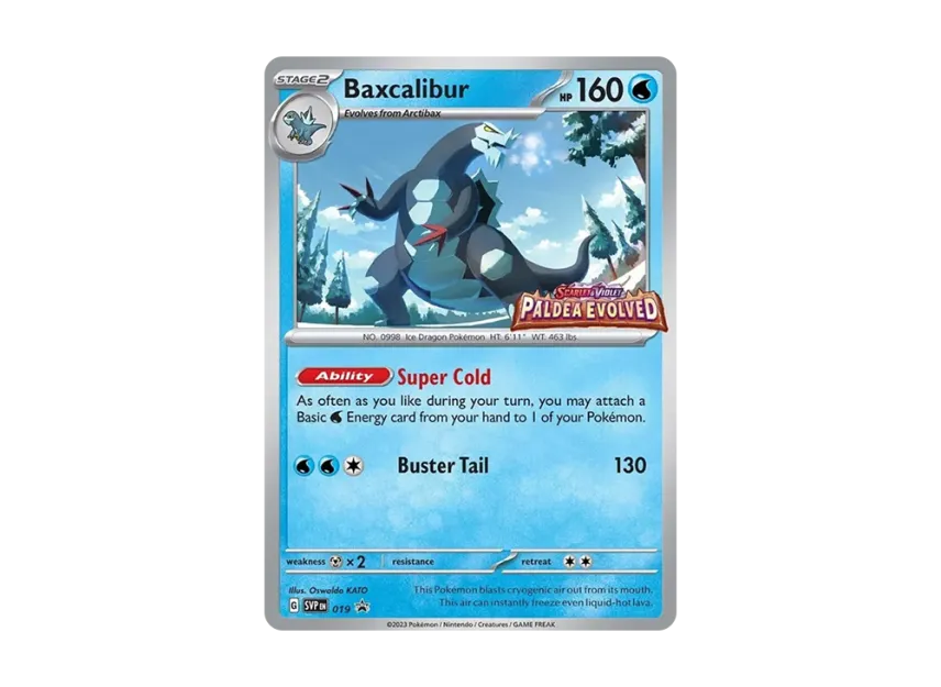 Baxcalibur P [SVP 019] [EN] (Scarlet & Violet "Promotional Card")