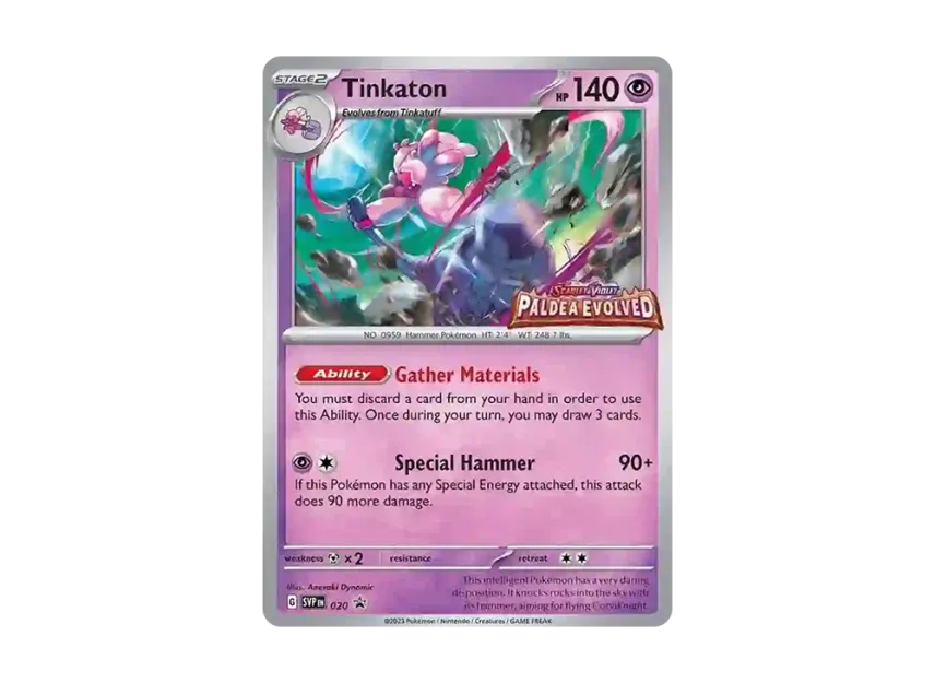 Tinkaton P [SVP 020] [EN] (Scarlet & Violet "Promotional Card")