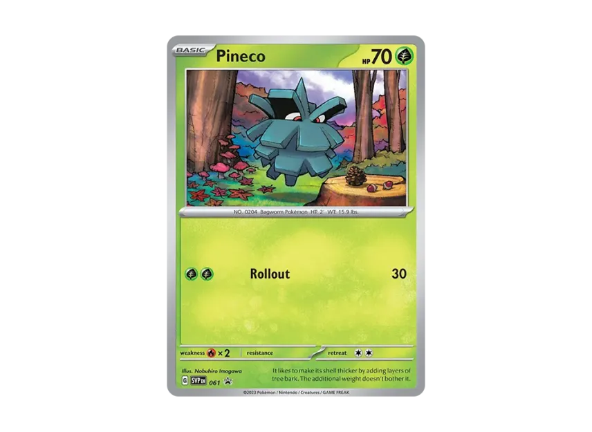 Pineco P [SVP 061] [EN] (Scarlet & Violet "Promotional Card")