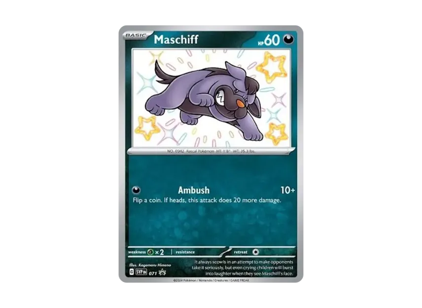 Maschiff P [SVP 071] [EN] (Scarlet & Violet "Promotional Card")