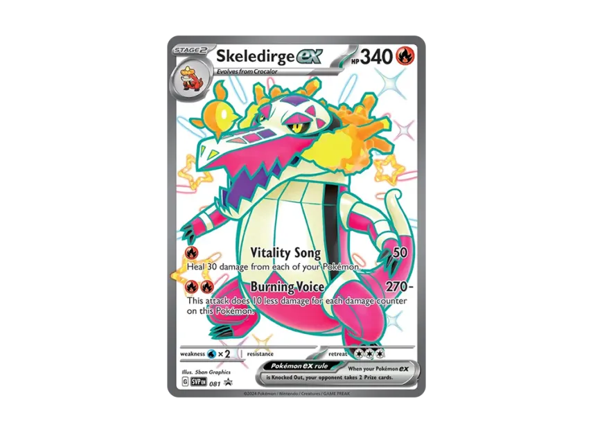 Skeledirge ex P [SVP 081] [EN] (Scarlet & Violet "Promotional Card")
