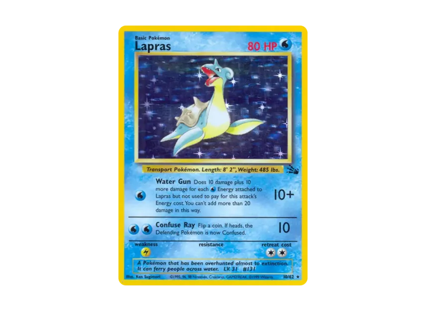 Lapras R : 1ED [62-FOSSIL 10/62] [EN] (Base "Fossil")