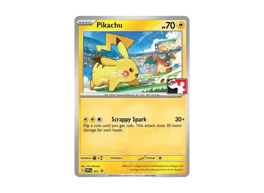 Pikachu P [SVP 101] [EN] (Scarlet & Violet "Promotional Card")