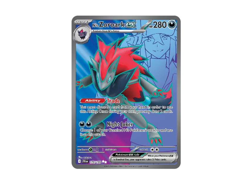 N's Zoroark ex UR [JTG 175/159] [EN] (Scarlet & Violet "Journey Together")