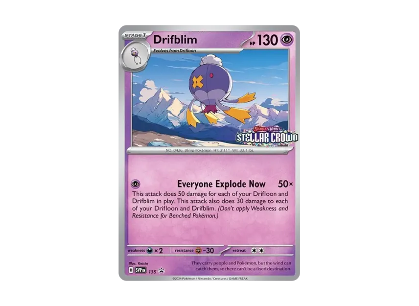 Drifblim P [SVP 135] [EN] (Scarlet & Violet "Promotional Card")