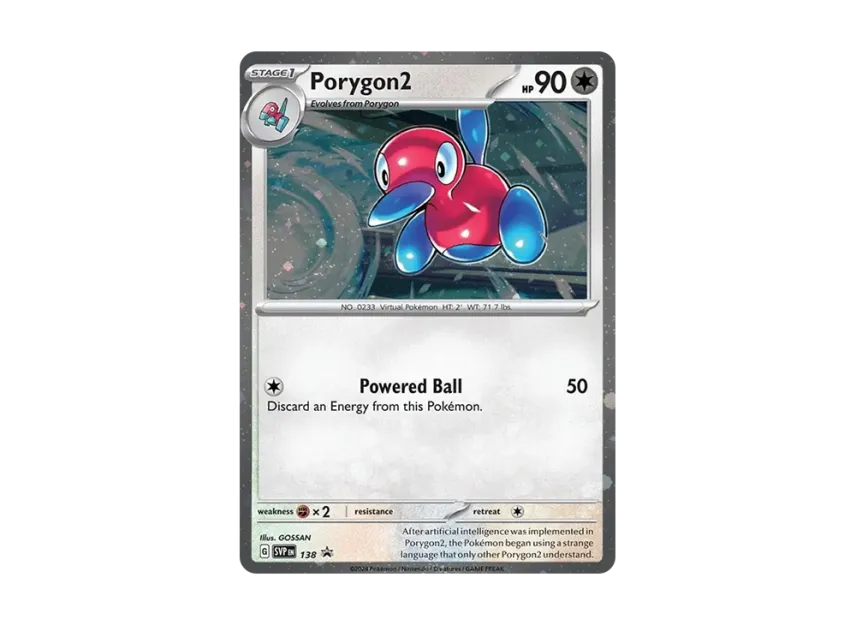 Porygon2 P [SVP 138] [EN] (Scarlet & Violet "Promotional Card")