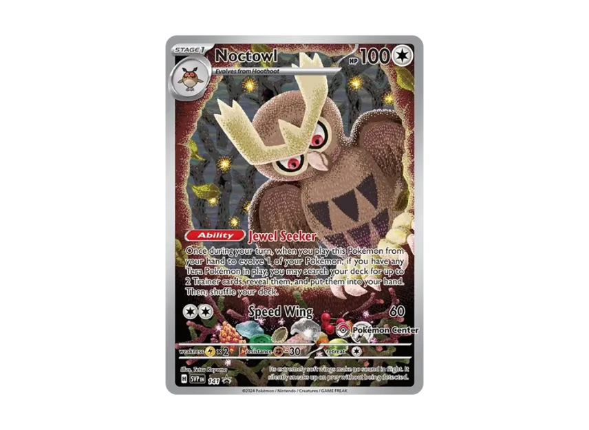 Noctowl P [SVP 141] [EN] (Scarlet & Violet "Pokemon Center Exclusive")