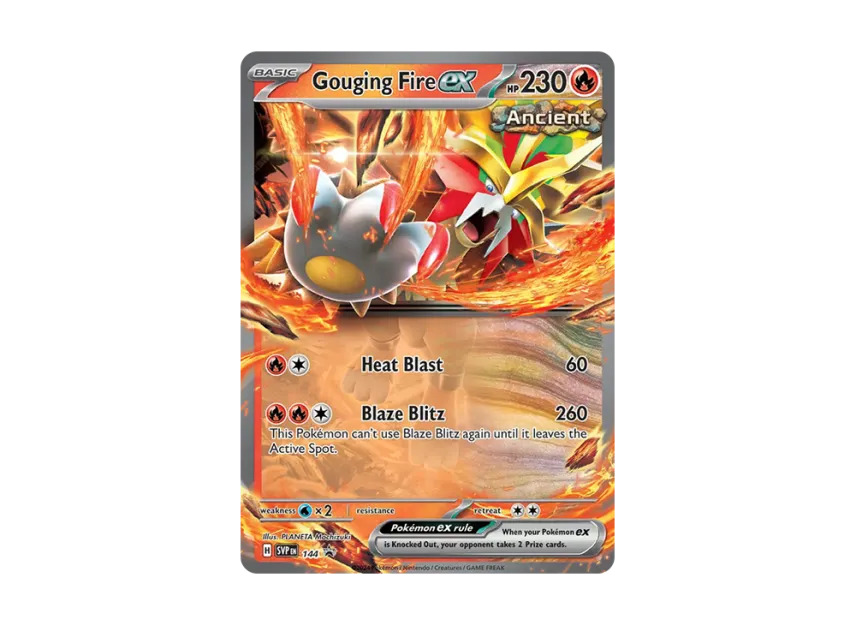 Gouging Fire ex P [SVP 144] [EN] (Scarlet & Violet "Promotional Card")