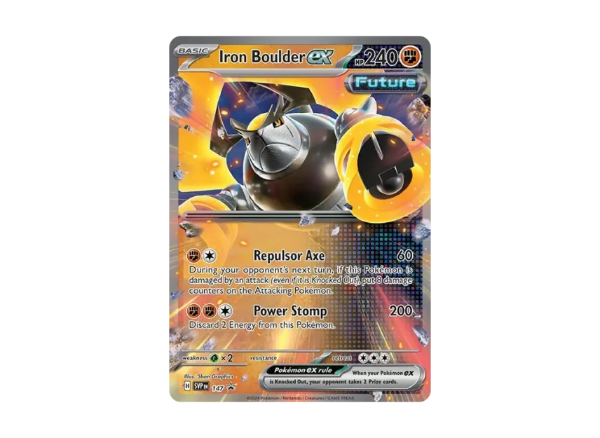 Iron Boulder ex P [SVP 147] [EN] (Scarlet & Violet "Promotional Card")
