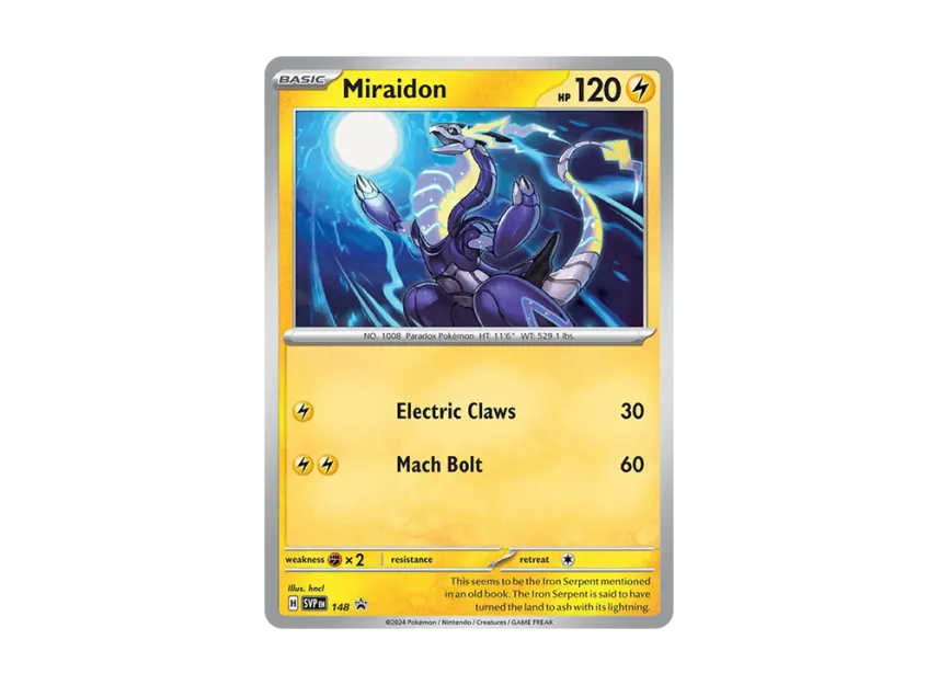 Miraidon P [SVP 148] [EN] (Scarlet & Violet "Promotional Card")