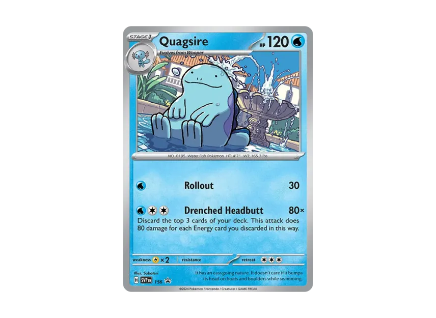 Quagsire P [SVP 156] [EN] (Scarlet & Violet "Promotional Card")