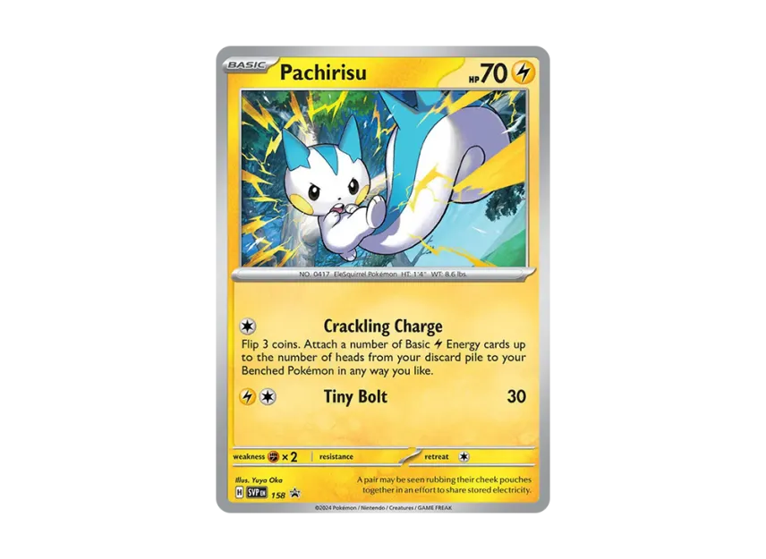 Pachirisu P [SVP 158] [EN] (Scarlet & Violet "Promotional Card")