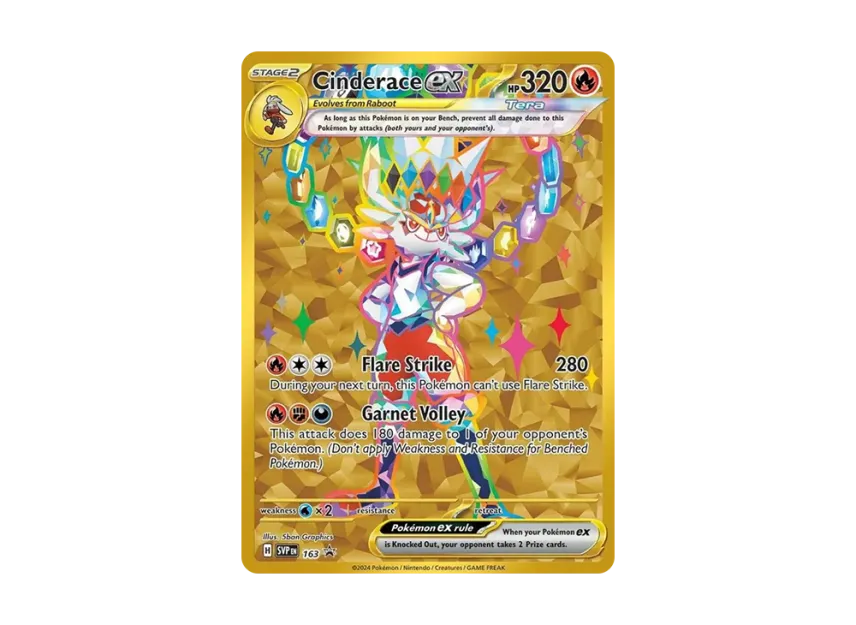 Cinderace ex P [SVP 163] [EN] (Scarlet & Violet "Promotional Card")