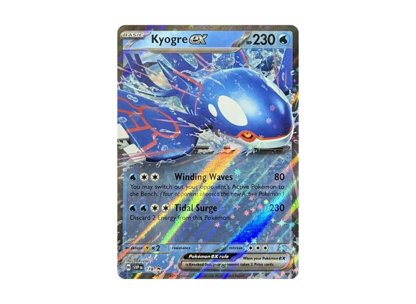 Kyogre ex P [SVP 178] [EN] (Scarlet & Violet "Promotional Card")