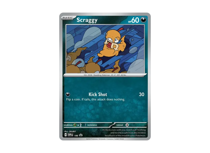 Scraggy P [SVP 186] [EN] (Scarlet & Violet "Promotional Card")