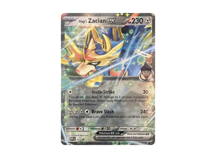 Hop's Zacian ex P [SVP 193] [EN] (Scarlet & Violet "Promotional Card")