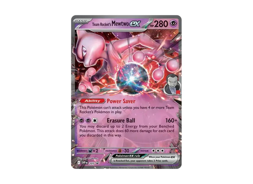 Team Rocket's Mewtwo ex P [SVP 205] [EN] (Scarlet & Violet "Promotional Card")