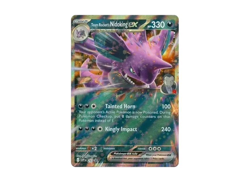 Team Rocket's Nidoking ex P [SVP 217] [EN] (Scarlet & Violet "Promotional Card")