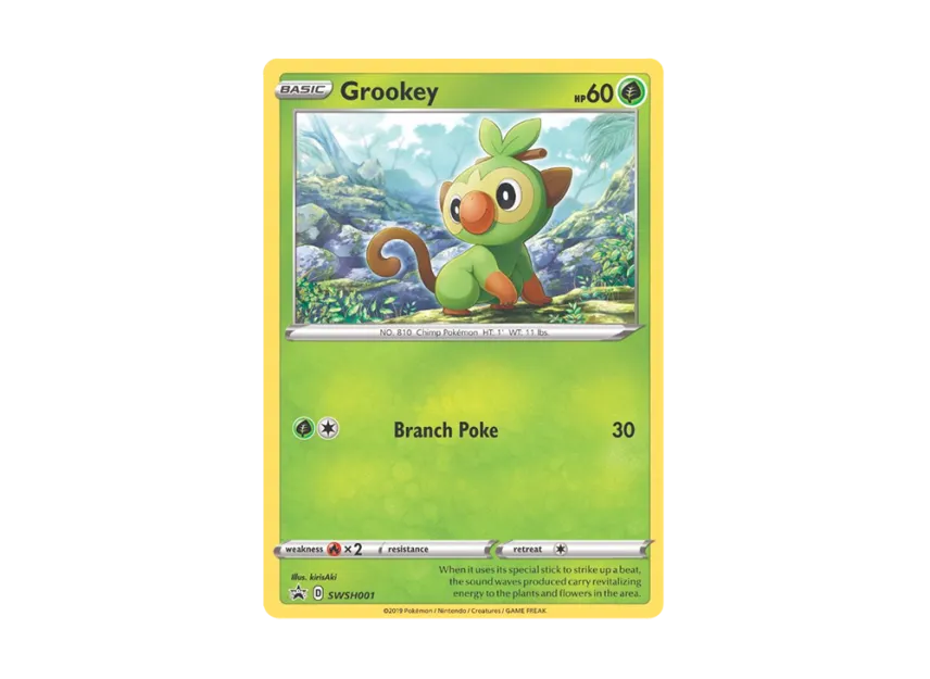 Grookey P [SWSH001] (Sword & Shield "Promotional Card")