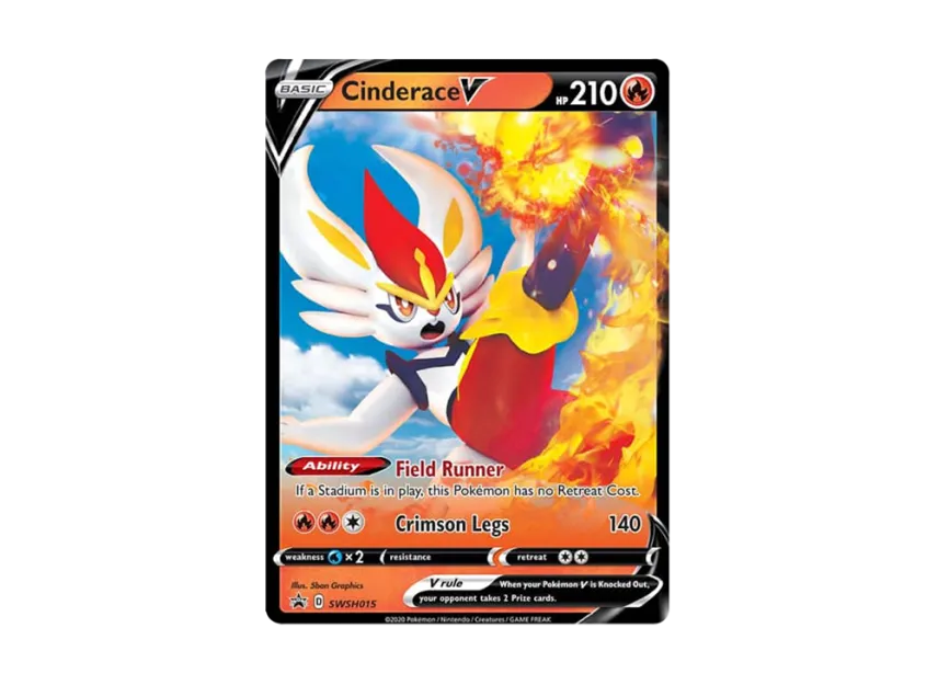 Cinderace V P [SWSH015] (Sword & Shield "Promotional Card")