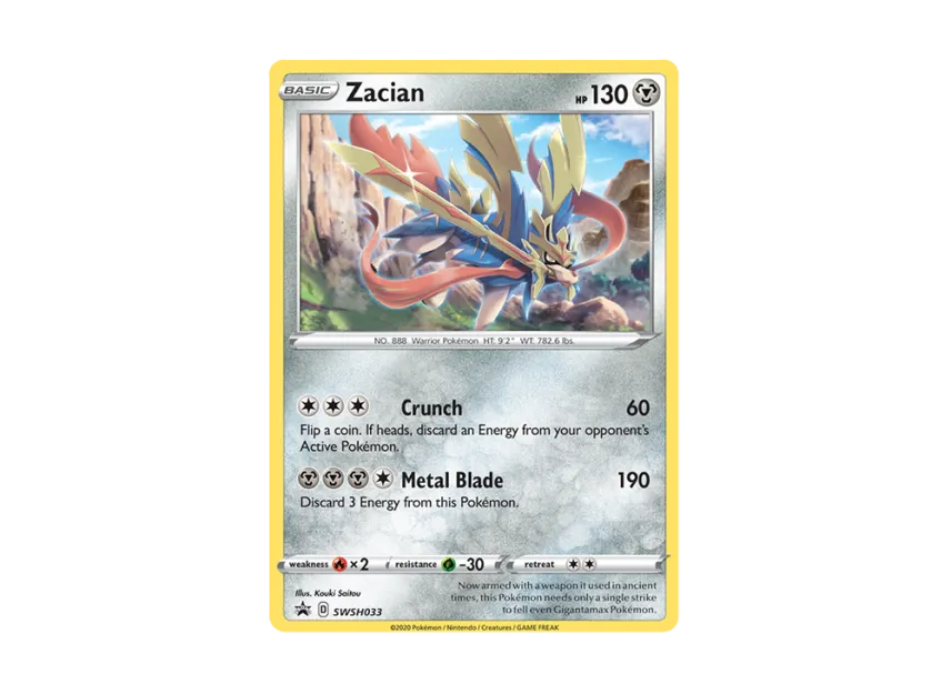 Zacian P [SWSH033] (Sword & Shield "Promotional Card")
