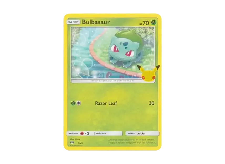 Bulbasaur [25-MCDONALD-S-25TH-ANNIVERSARY 1/25] (Sword & Shield "McDonald's 25th Anniversary")