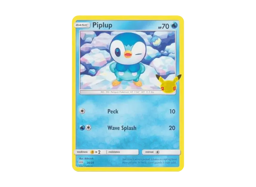 Piplup [25-MCDONALD-S-25TH-ANNIVERSARY 20/25] (Sword & Shield "McDonald's 25th Anniversary")