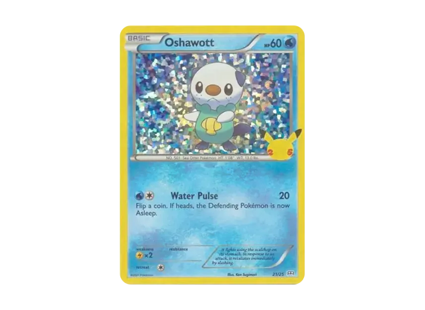Oshawott : Holo [25-MCDONALD-S-25TH-ANNIVERSARY 21/25] (Sword & Shield "McDonald's 25th Anniversary")