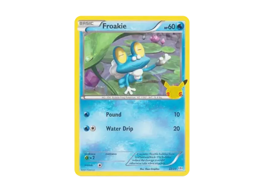 Froakie [25-MCDONALD-S-25TH-ANNIVERSARY 22/25] (Sword & Shield "McDonald's 25th Anniversary")