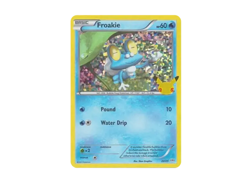 Froakie : Holo [25-MCDONALD-S-25TH-ANNIVERSARY 22/25] (Sword & Shield "McDonald's 25th Anniversary")
