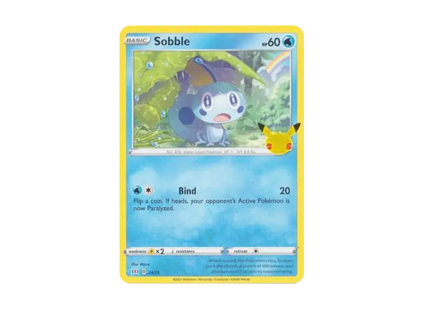 Sobble [25-MCDONALD-S-25TH-ANNIVERSARY 24/25] (Sword & Shield "McDonald's 25th Anniversary")