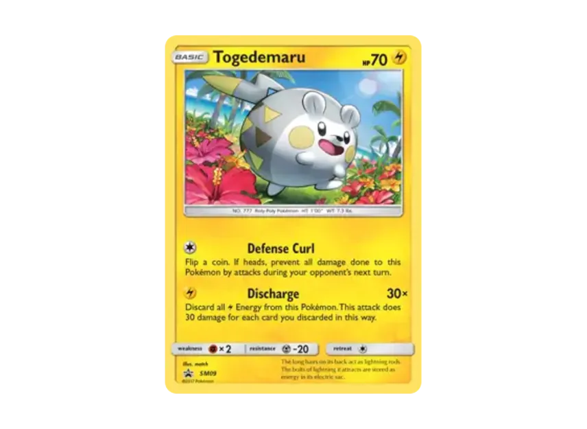 Togedemaru P [SM09] (Sun & Moon "Promotional Card")