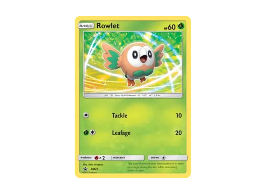 Rowlet P [SM22] (Sun & Moon "Promotional Card")