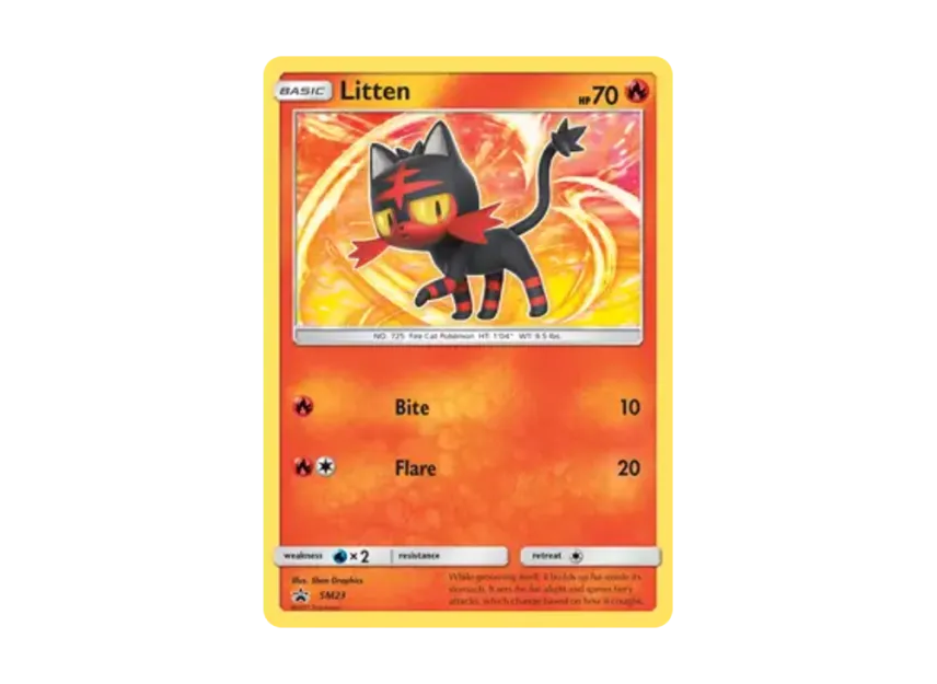 Litten P [SM23] (Sun & Moon "Promotional Card")