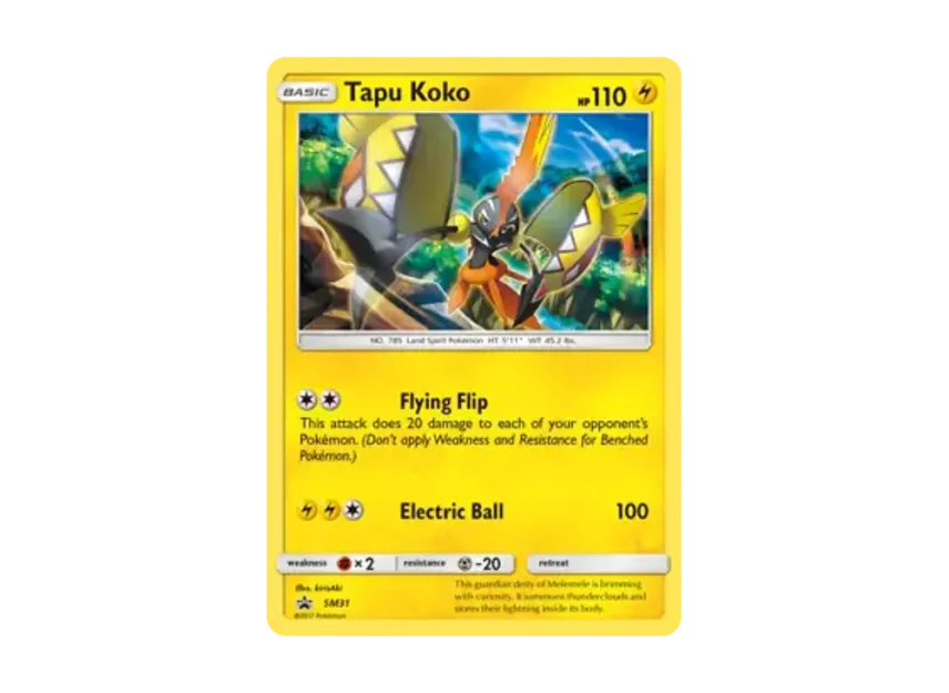 Tapu Koko P [SM31] (Sun & Moon "Promotional Card")