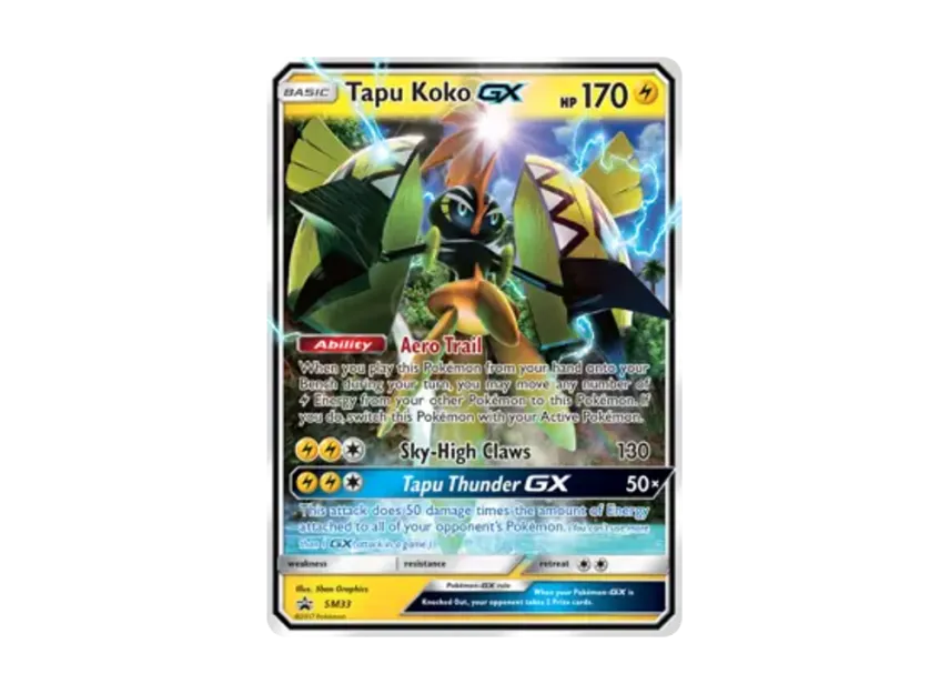 Tapu Koko GX P [SM33] (Sun & Moon "Promotional Card")