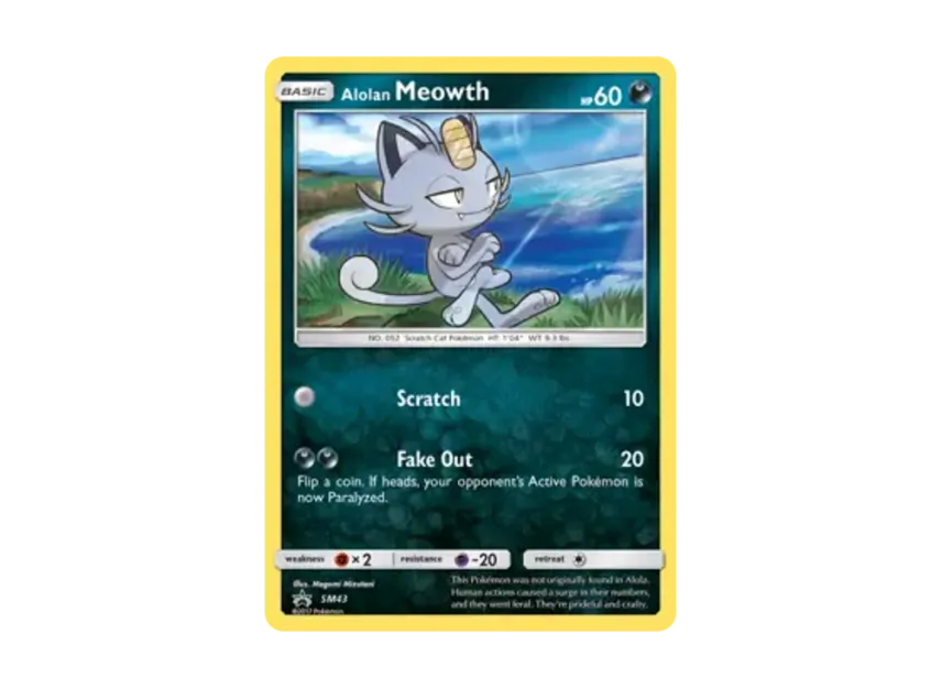 Alolan Meowth P [SM43] (Sun & Moon "Promotional Card")
