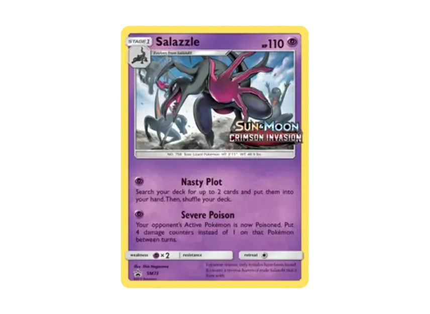Salazzle P [SM73] (Sun & Moon "Promotional Card")