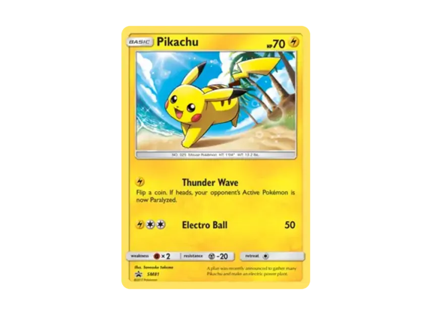 Pikachu P [SM81] (Sun & Moon "Promotional Card")