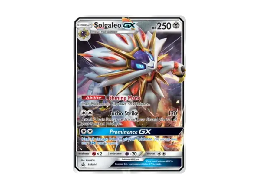 Solgaleo GX P [SM104] (Sun & Moon "Promotional Card")