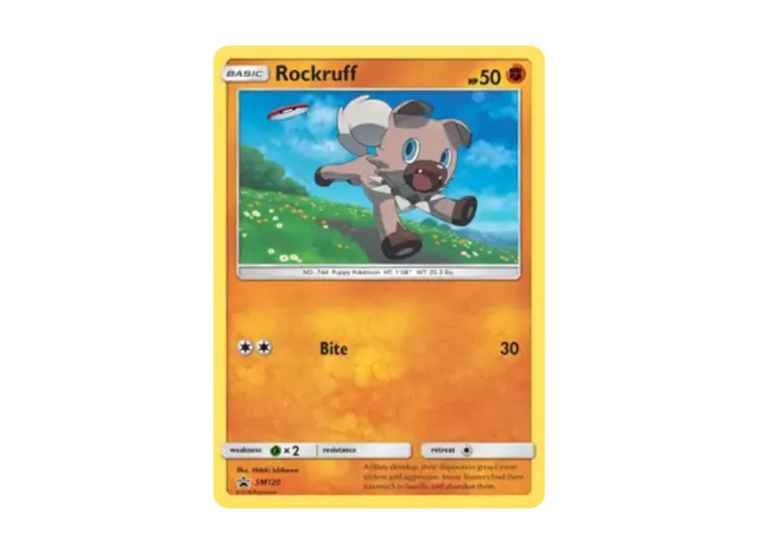 Rockruff P [SM120] (Sun & Moon "Promotional Card")