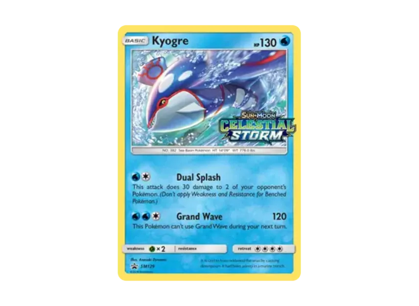 Kyogre P [SM129] (Sun & Moon "Promotional Card")